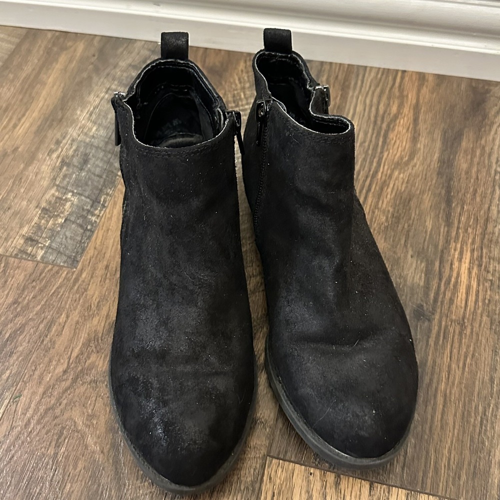 Carlos By Carlos Santana Brie3 Dual Zipper Ankle Boots Women's Size 6.5M Black